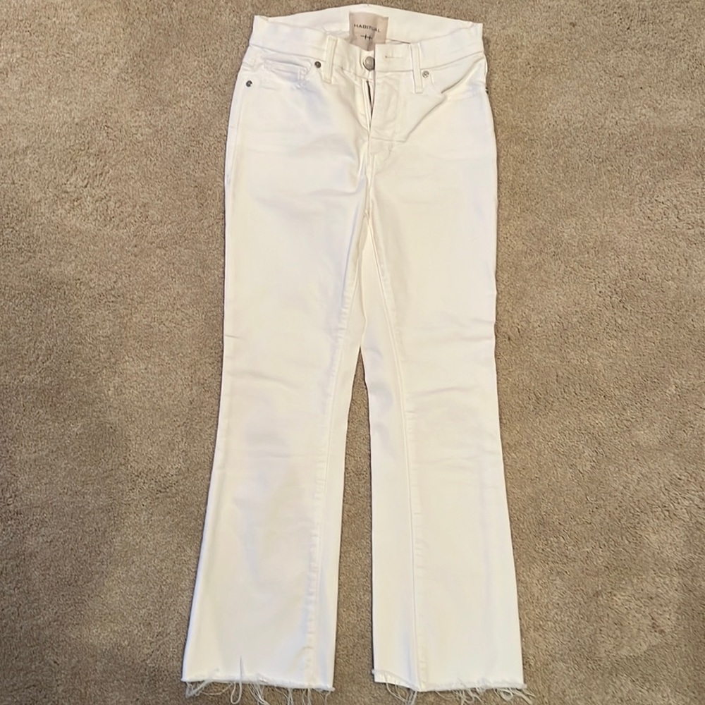 Habitual white crop jeans size 24